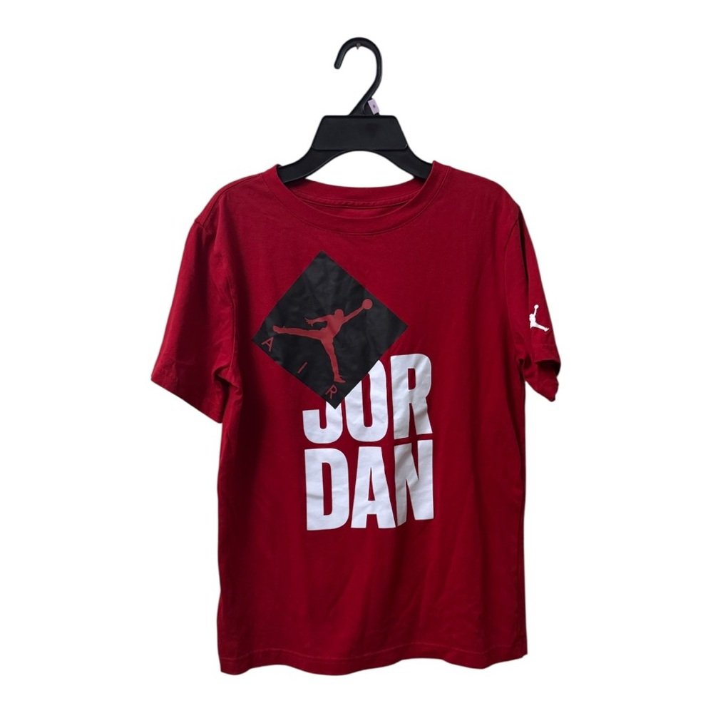 Jordan Red T-Shirt with Iconic Graphic